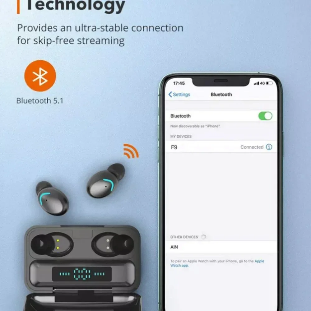 TWS 5.0 Bluetooth Earbuds